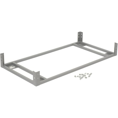 Global Industrial Dolly Base, 48Wx24D, Gray 502589